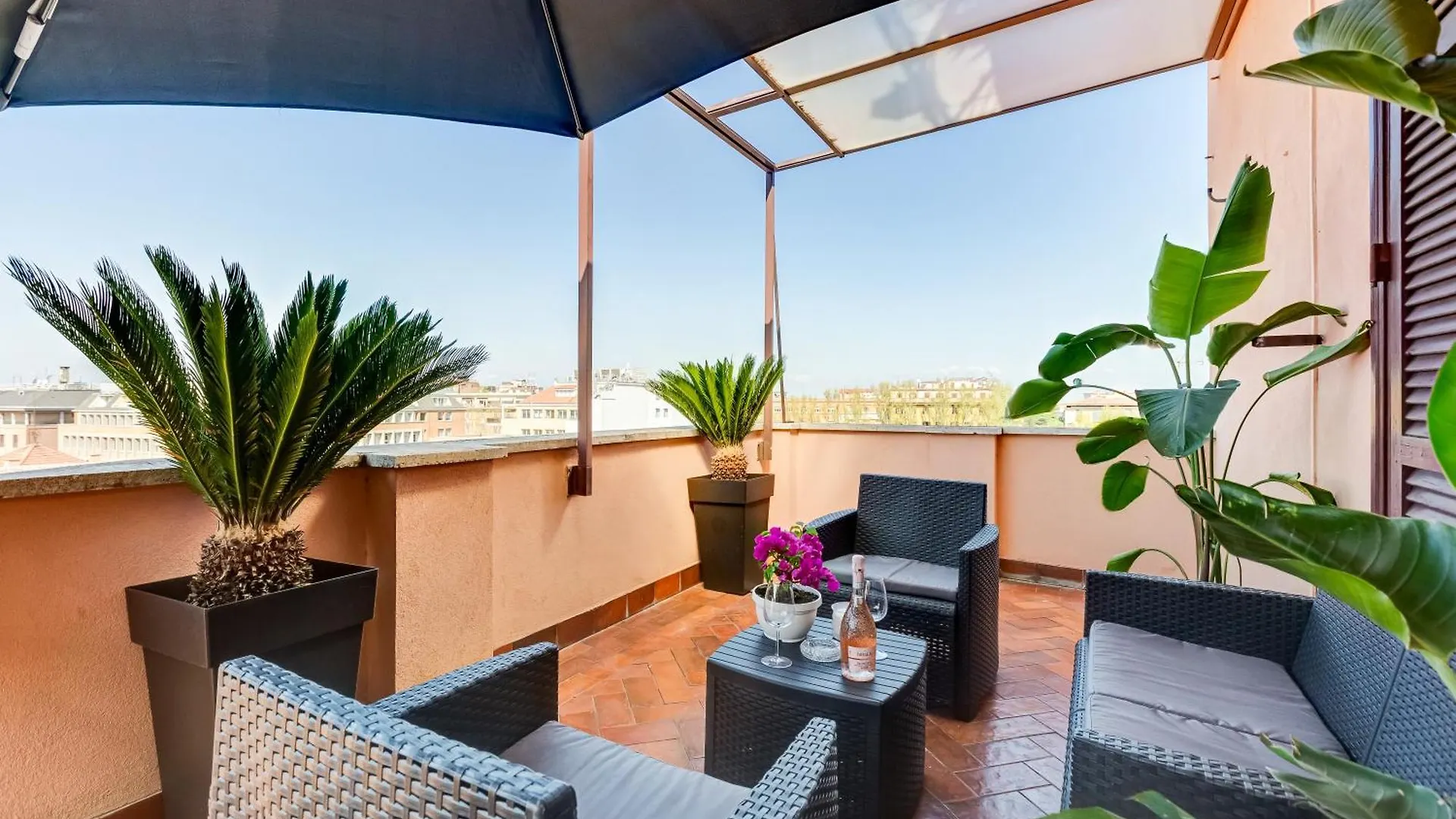 Ferienwohnung Terrace With A View Of Rom