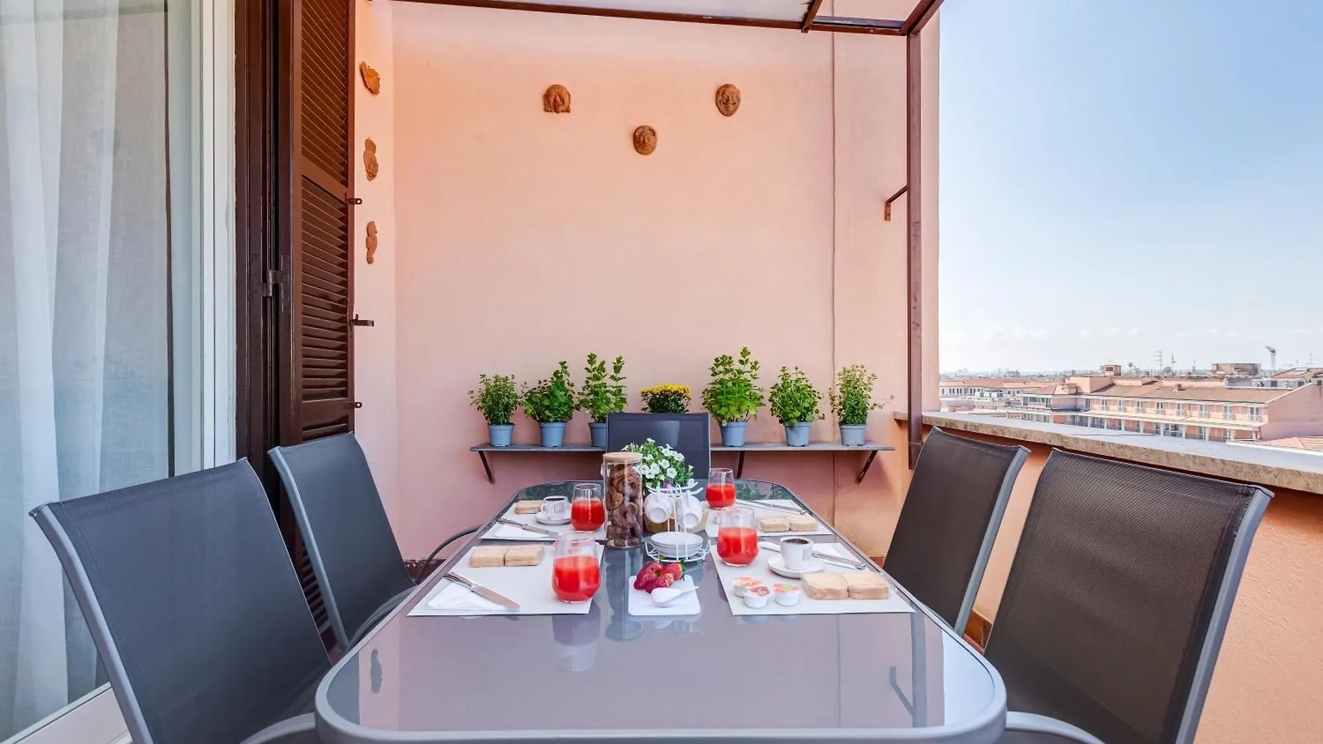 Ferienwohnung Terrace With A View Of Rom 0*,
